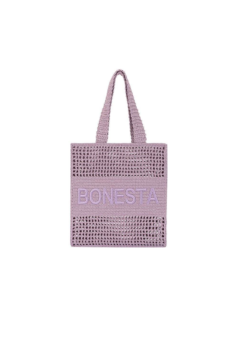 Bonesta-Positano Midi Lavender Plaj Çantası-Omuz Çantası-1-Milagron.com