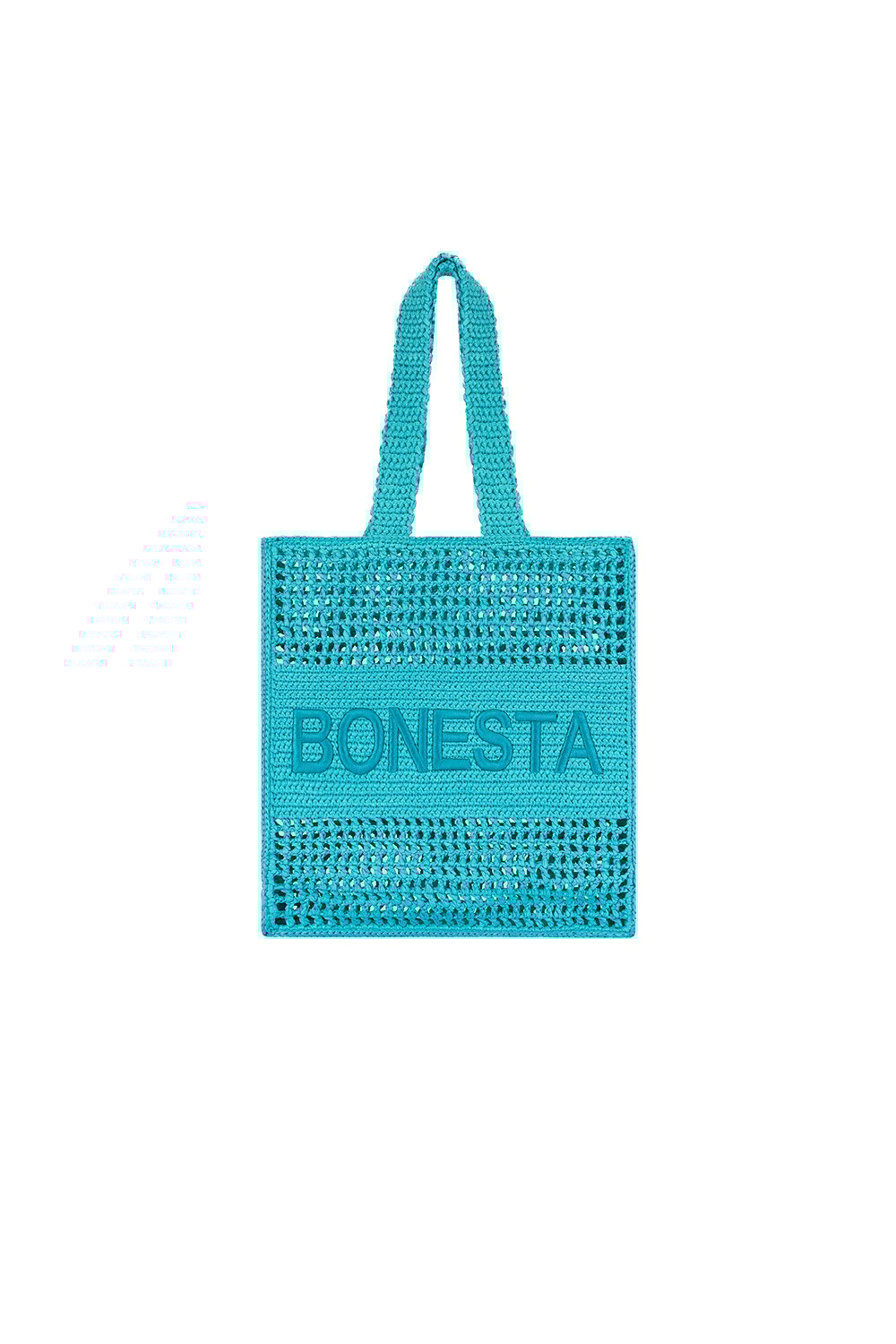 Bonesta-Positano Midi Turquoise Plaj Çantası-Omuz Çantası-1-Milagron.com