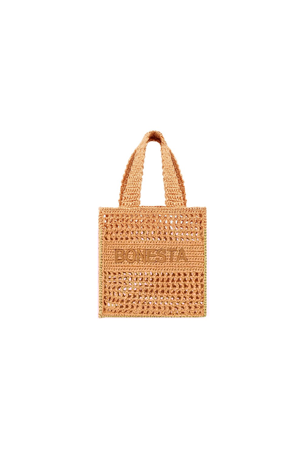 Bonesta-Positano Mini Caramel Plaj Çantası-Omuz Çantası-1-Milagron.com