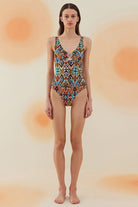 Bonesta-Sebka Tapa Ethnic Pattern Aksesuarlı V Yaka Mayo-Bikini & Mayo-1-Milagron.com