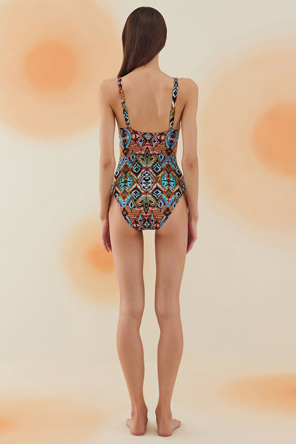 Bonesta-Sebka Tapa Ethnic Pattern Aksesuarlı V Yaka Mayo-Bikini & Mayo-3-Milagron.com