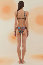 Bonesta-Shib Tapa Ethnic Pattern Aksesuarlı Toparlayıcı Bikini Takımı-Bikini & Mayo-3-Milagron.com