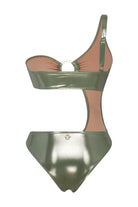 Bonesta-Tatacoa Shiny Tea Green Halka Aksesuarli Tek Omuz Mayo-Bikini & Mayo-3-Milagron.com