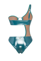 Bonesta-Tatacoa Shiny Turquoise Blue Halka Aksesuarlı Tek Omuz Mayo-Bikini & Mayo-5-Milagron.com