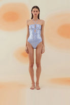 Bonesta-Tihama Shiny Sonic Blue Boyundan Bağcıklı Straplez Mayo-Bikini & Mayo-1-Milagron.com