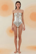 Bonesta-Tihama Shiny Sonic Silver Boyundan Bağcıklı Straplez Mayo-Bikini & Mayo-1-Milagron.com