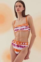 Bonesta-Tortoise Gradient Orange Straplez Kemerli Bikini Takımı-Bikini & Mayo-2-Milagron.com