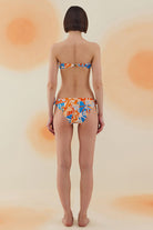 Bonesta-Tumble Abstract Floral Pattern Straplez Bağcıklı Bikini Takımı-Bikini & Mayo-3-Milagron.com