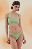 Bonesta-Yucca Pistachio Green Terry Askılı Atlet Bikini Takımı-Bikini & Mayo-2-Milagron.com
