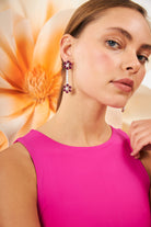 Bonette-Daisy Küpe Dragonfruit-Küpe-3-Milagron.com