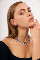 Bonette-Lavender Gerdanlık Violet Outburst-Kolye-2-Milagron.com