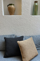 Bonhou-Bohem El Yapımı Kare Jüt Siyah Kırlent-Kırlent-1-Milagron.com