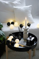 Boule De Petite-Black And White Işıklı Top Aydınlatma-Dekoratif Aydınlatma-1-Milagron.com