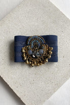 Brambuta-Mavi Çizgili Etnik Bileklik-Bileklik-3-Milagron.com