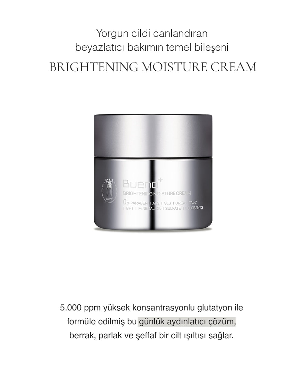 Bueno+ Brightening Moisture Cream - Aydınlatıcı Yüz Kremi 80 Gr