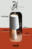 By Kalkan-Small Ahşap Ayaklı Beyaz Lake Cilalı Abajur, Masa Lambası-Abajur-2-Milagron.com