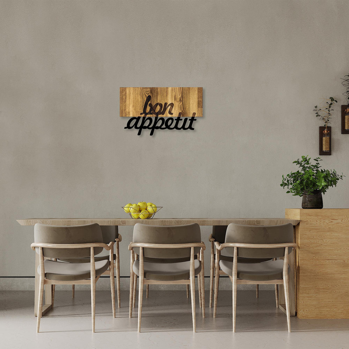 Ma-309 Ahşap Metal Duvar Tablosu 