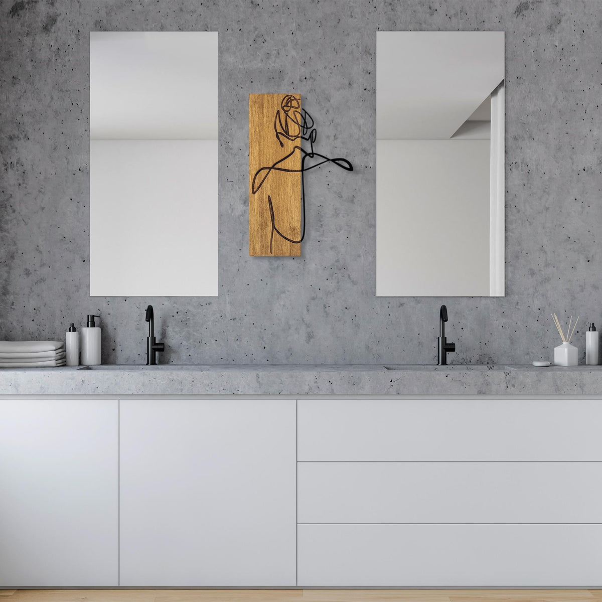 Ma-295 Ahşap Metal Duvar Tablosu 