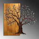Ma-371-A Ahşap Metal Duvar Tablosu 