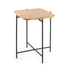 Shb-005 Dekoratif Ahşap Metal Sehpa 