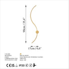 Artemis 13602 Led Aplik Duvar Aydınlatma 