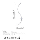 Artemis 13603 Led Aplik Duvar Aydınlatma 