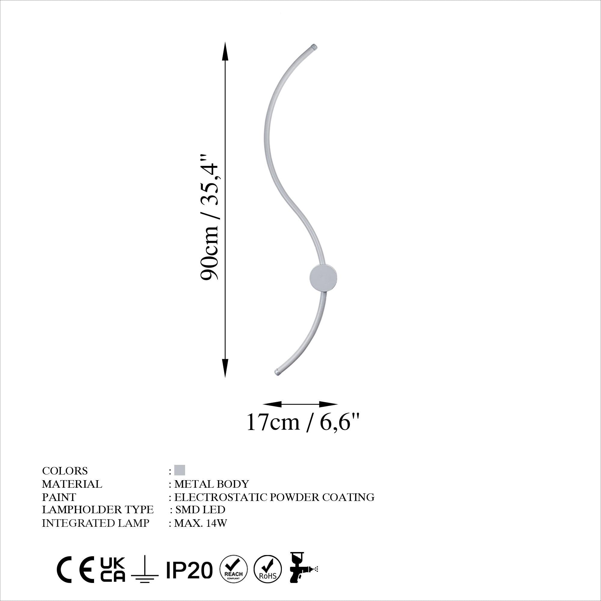 Artemis 13603 Led Aplik Duvar Aydınlatma 