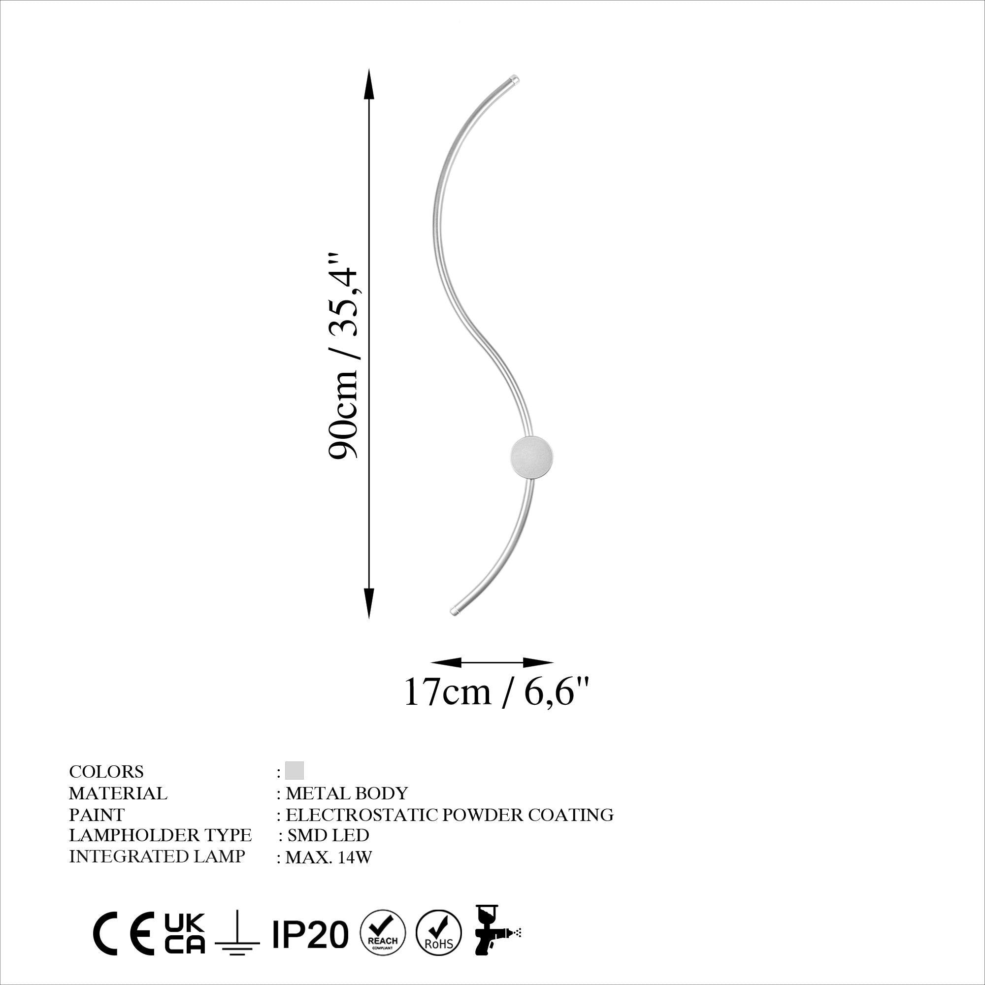 Artemis 13604 Led Aplik Duvar Aydınlatma 