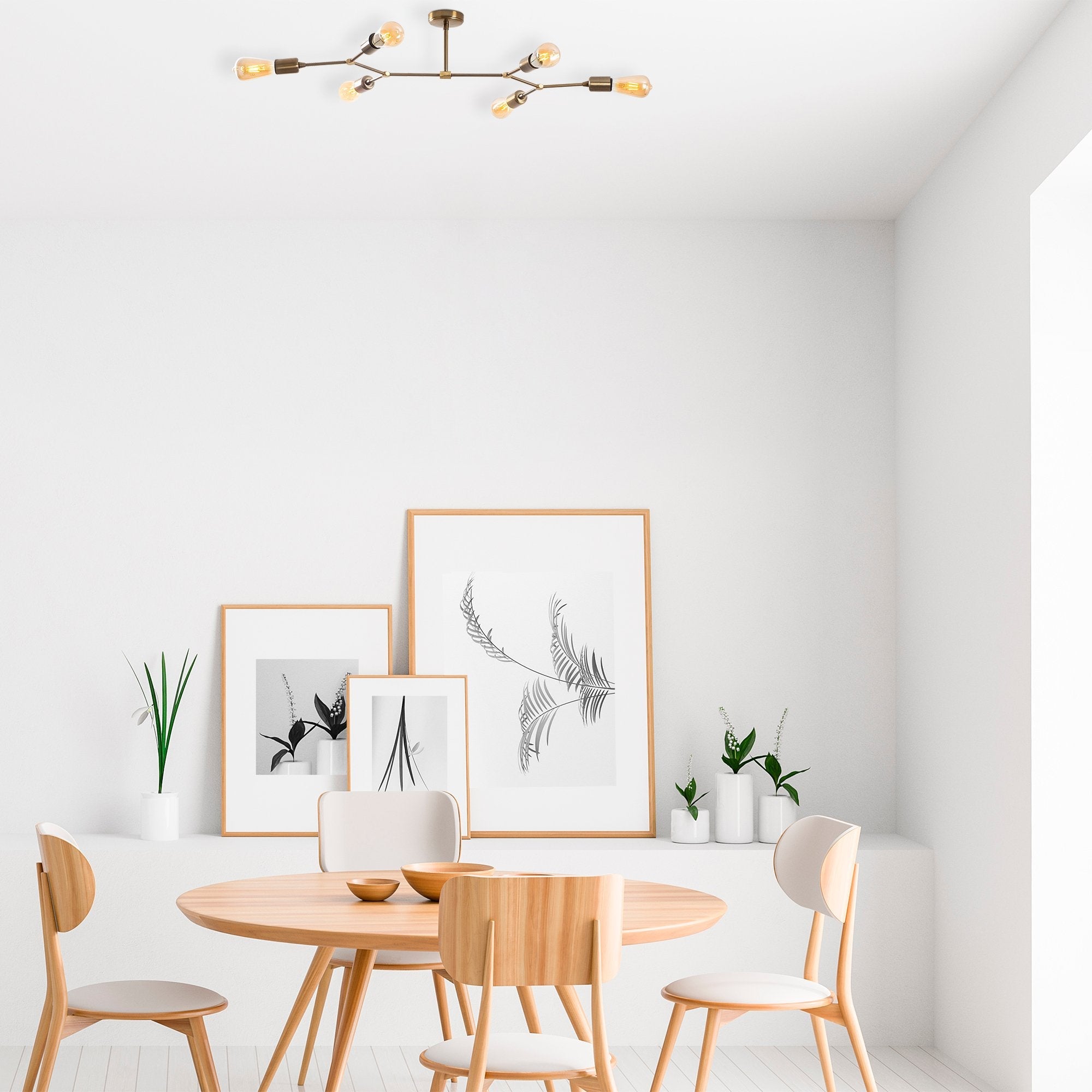 Breezara 1241 Rustik Plafonyer Aydınlatma 