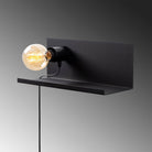 Brookara 501 Black Rustik Aplik Duvar Aydınlatma 