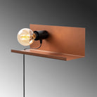 Brookara 501 Copper Black Rustik Aplik Duvar Aydınlatma 