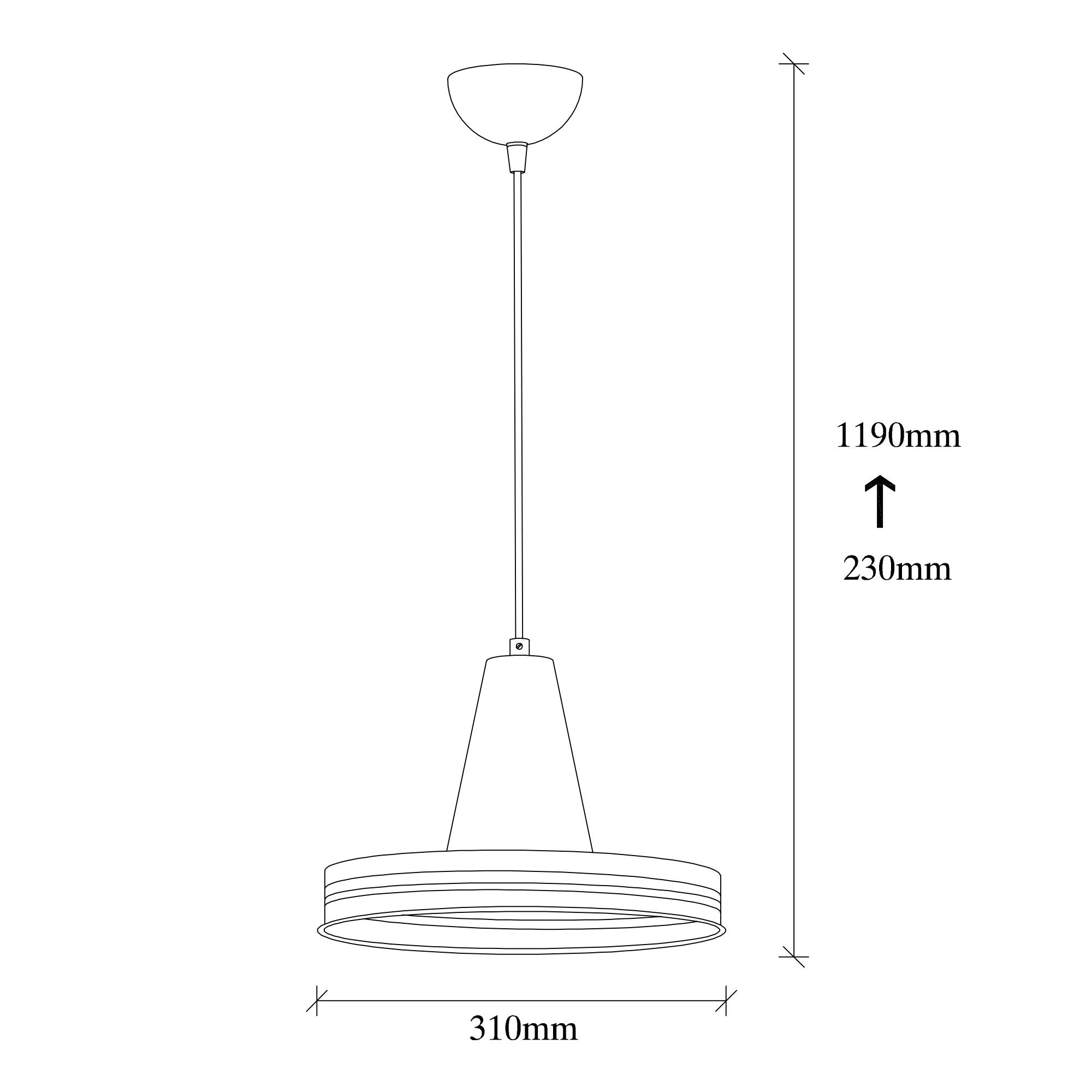 Bunting 2501 Sıvama Sarkıt Aydınlatma 