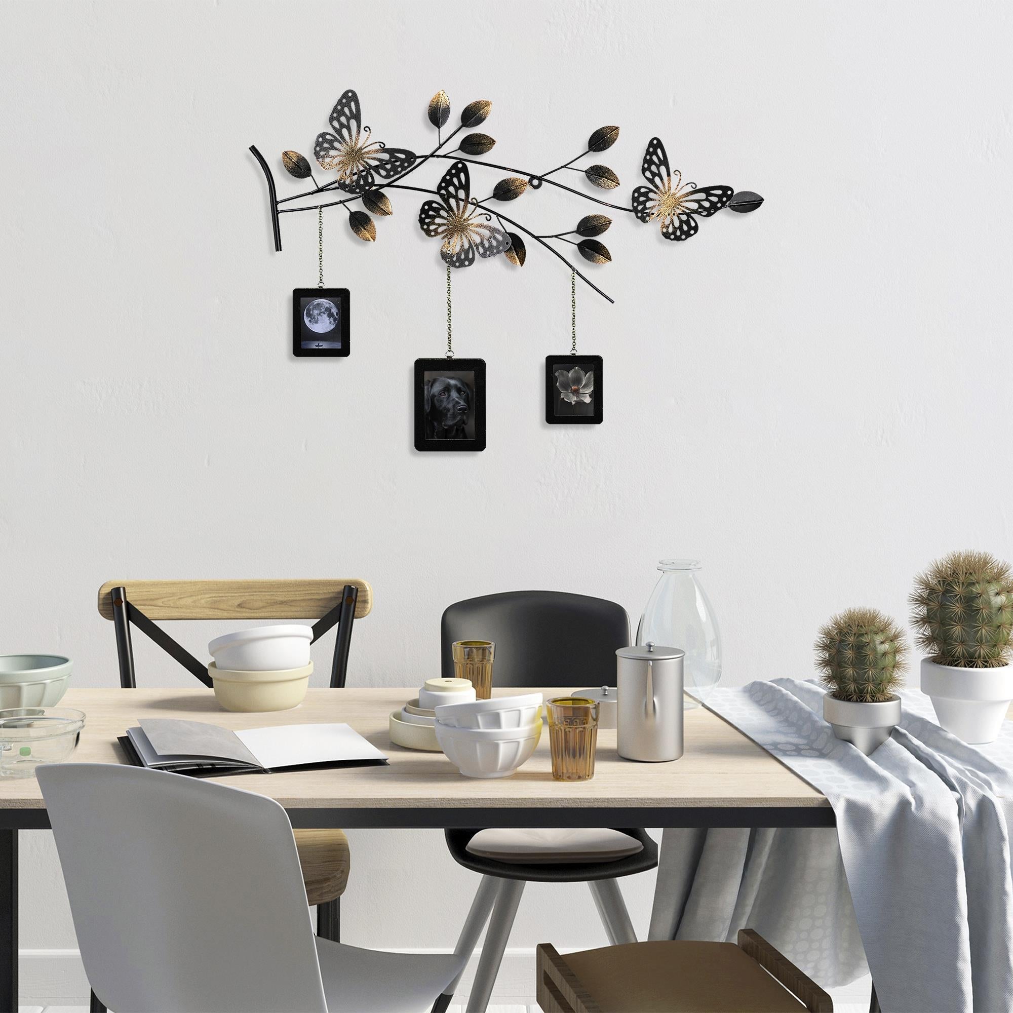 Bys-115-A Dekoratif Metal Duvar Tablosu 