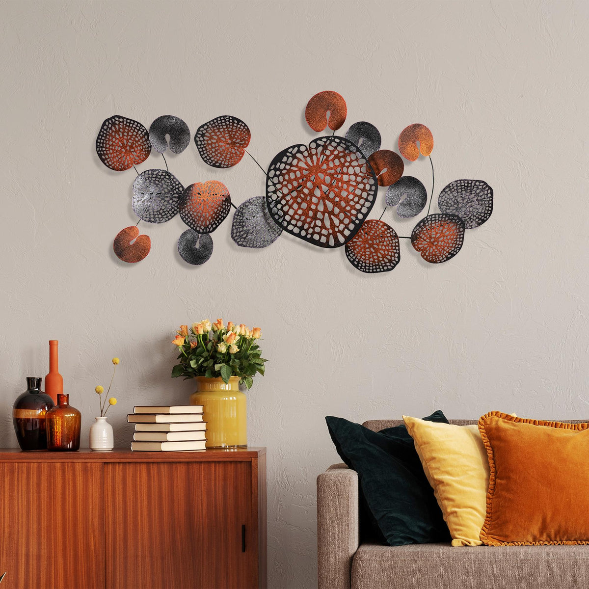 Bys-118-A Dekoratif Metal Duvar Tablosu 