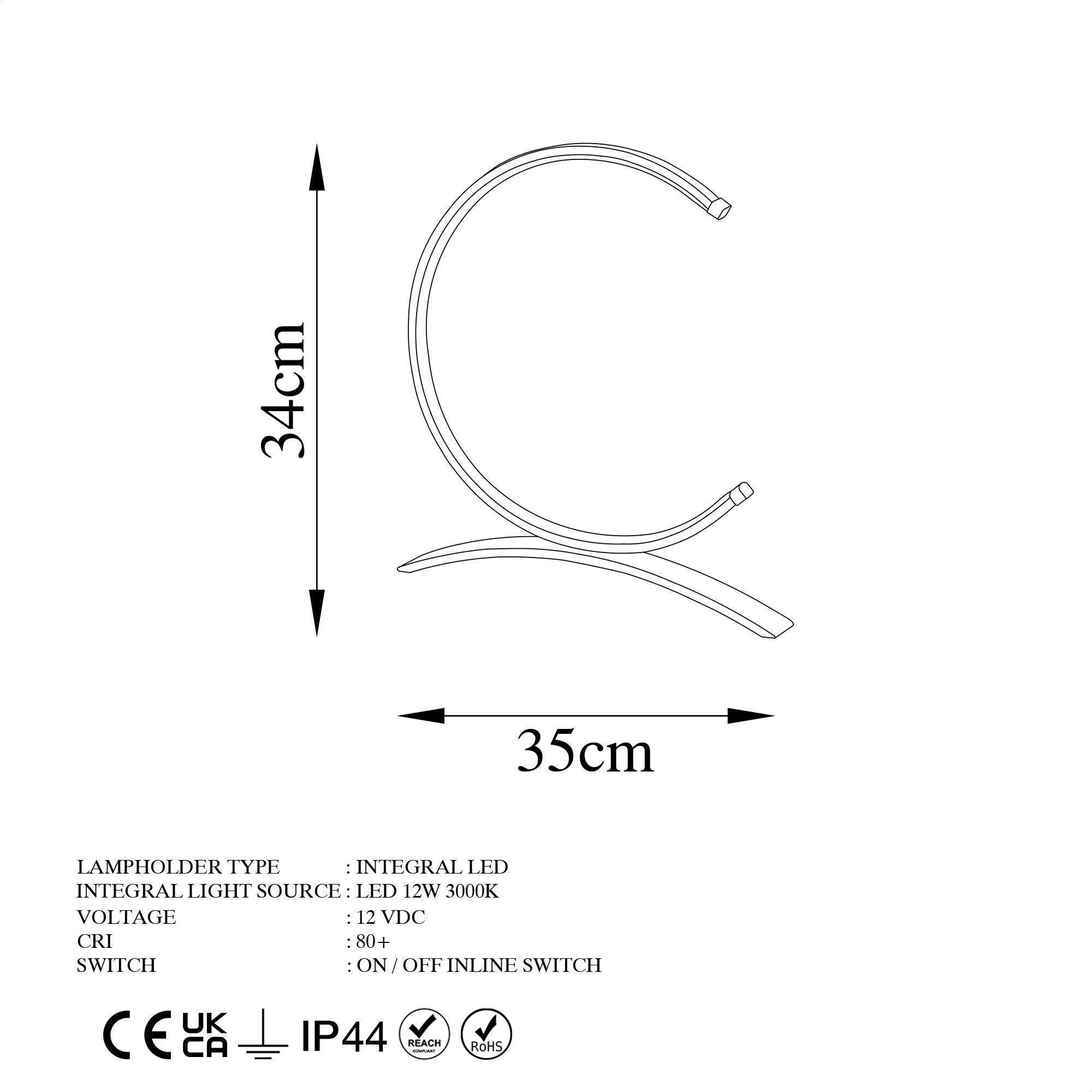 Cassiopeia 13331 Led Masa Lambası Aydınlatma 