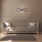 Corona 707 1 Black Tel Sarkıt Aydınlatma 