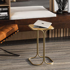 Shb-001-C Dekoratif Ahşap Metal Sehpa 