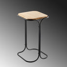 Shb-001-A Dekoratif Ahşap Metal Sehpa 