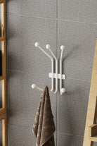 Dekoratif Metal Askılık, Beyaz - 23x13x30 Cm - 0
