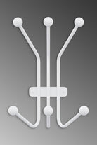 Dekoratif Metal Askılık, Beyaz - 23x13x30 Cm - 1