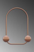 Dekoratif Metal Askılık, Mat Bakır - 25x7x33 Cm - 1
