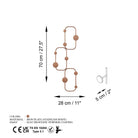 Amt-011-C Dekoratif Metal Askılık 