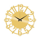 Watch-015-A Dekoratif Metal Duvar Saati 