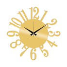 Watch-014-A Dekoratif Metal Duvar Saati 