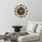 Bys-128-A Dekoratif Metal Duvar Saati 
