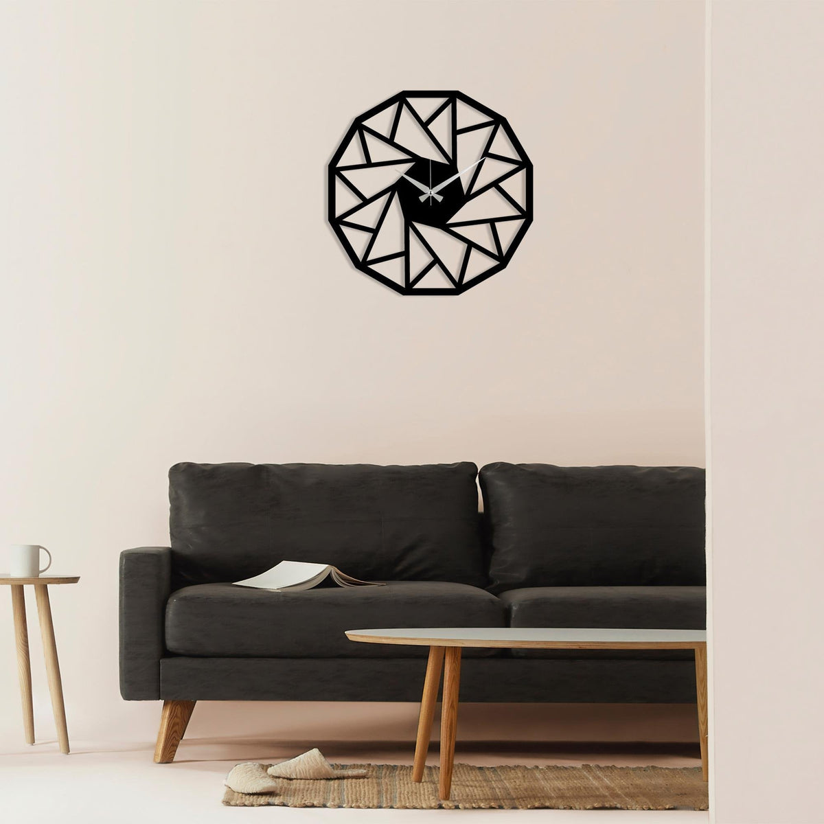 Watch-018 Dekoratif Metal Duvar Saati 