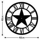 Watch-028 Dekoratif Metal Duvar Saati 