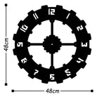 Watch-004 Dekoratif Metal Duvar Saati 