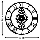 Watch-003 Dekoratif Metal Duvar Saati 