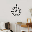Watch-059 Dekoratif Metal Duvar Saati 
